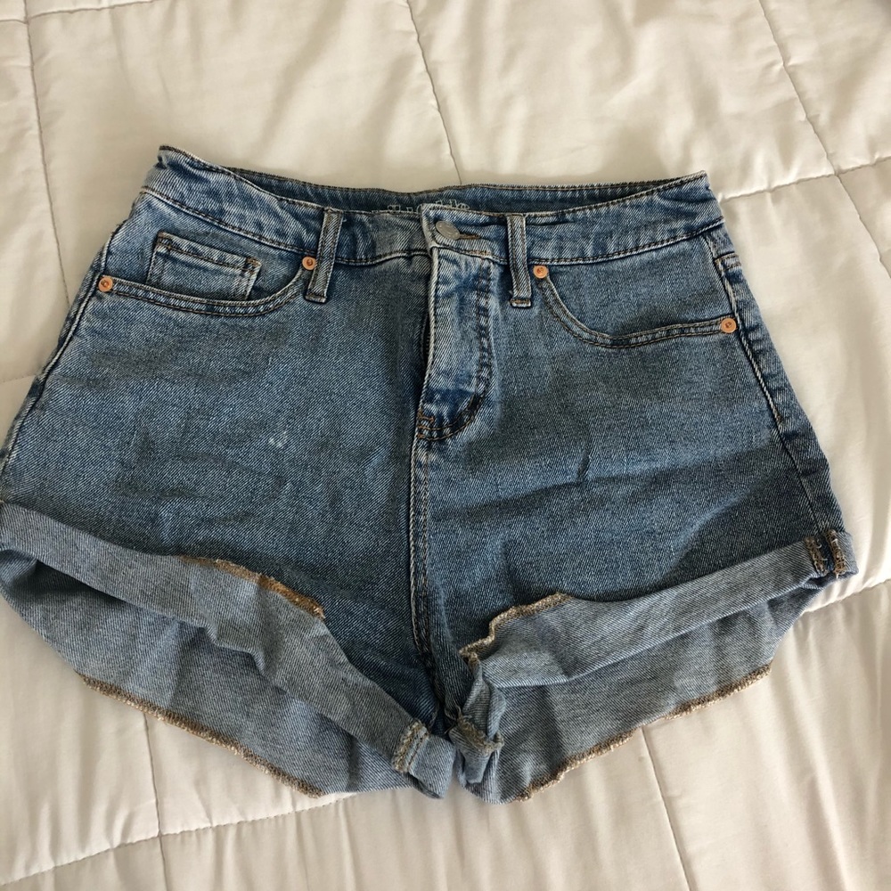 Denim shorts